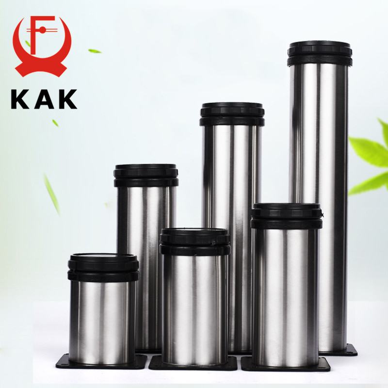 Furniture Hardware Replacement - Kakステンレス鋼家具脚調節可能なテーブルの足交換キャビネットソファ金属足ネジで家具ハードウェア