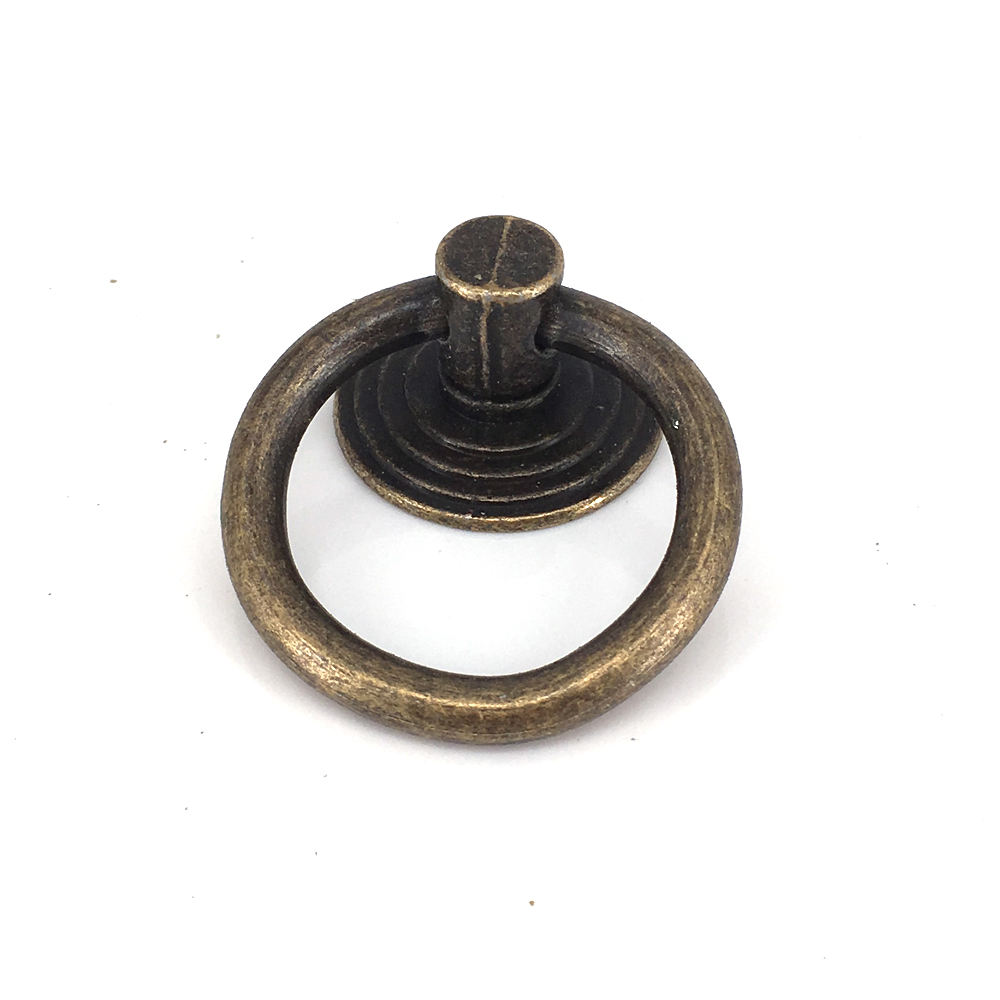 Furniture Hardware Drop Pulls - ヴィンテージキャビネット引き出し,ドロップリング,ブロンズトーン,レトロ家具,クローゼットドア,プルハンドル