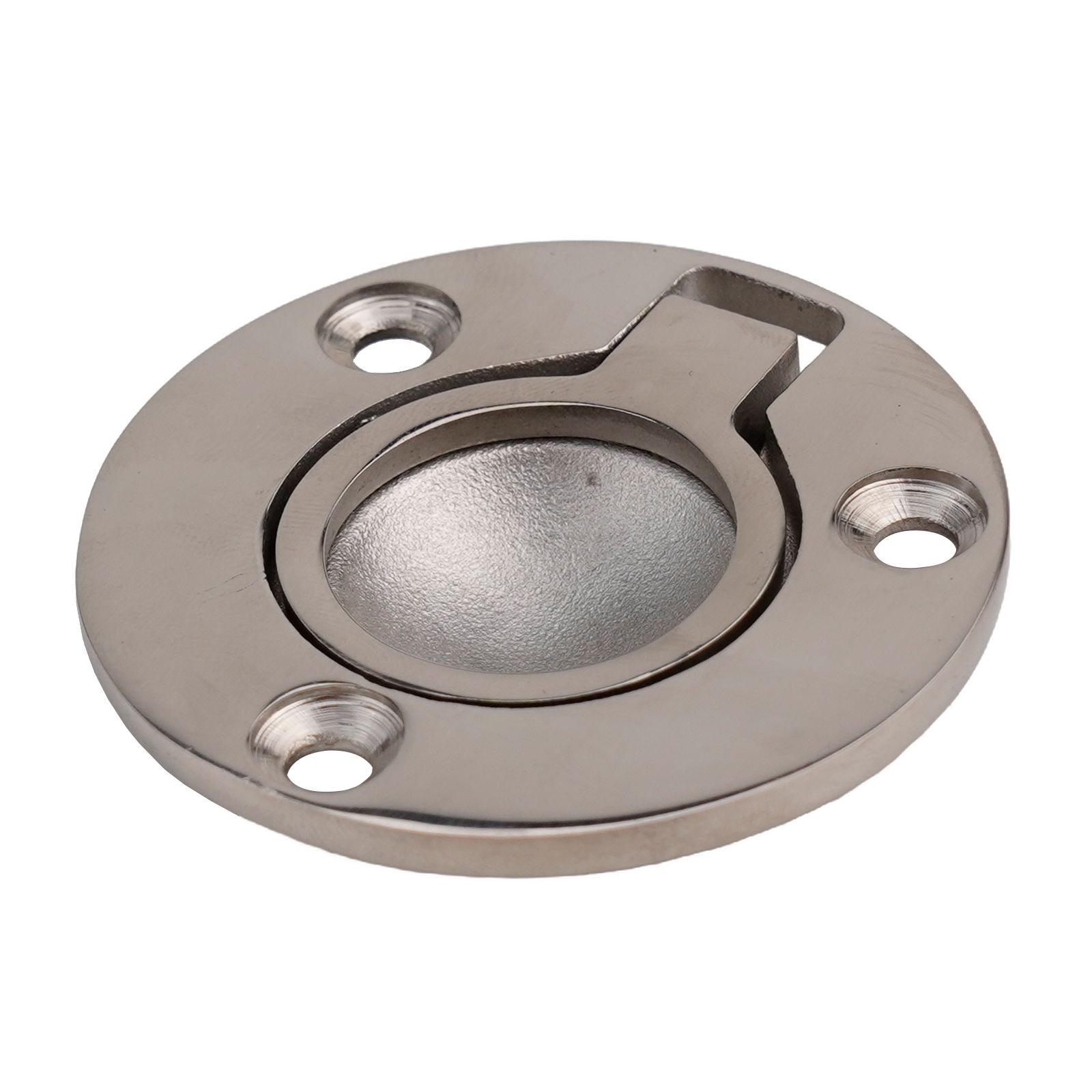 Furniture Hardware Drawer Pulls - 2 個 316 ステンレス鋼フラッシュリングプルハンドルラウンド凹型ドア引き出しキャビネット家具マリンボートハードウェアアクセサリー