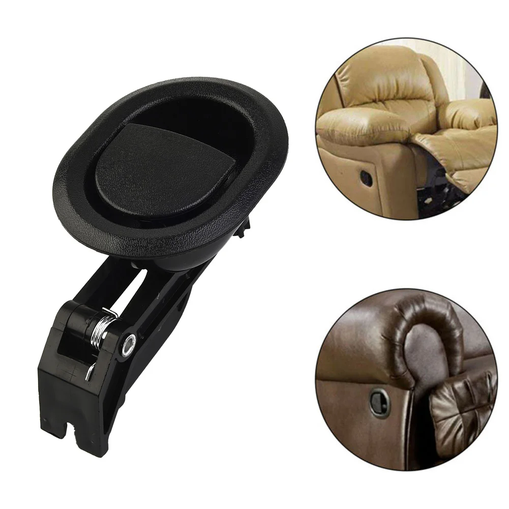 Furniture Hardware Parts - ソファとアームチェア用のユニバーサル交換用プルハンドル,ソファとアームチェア用の黒い家具アクセサリー,5mmケーブル付き,1個