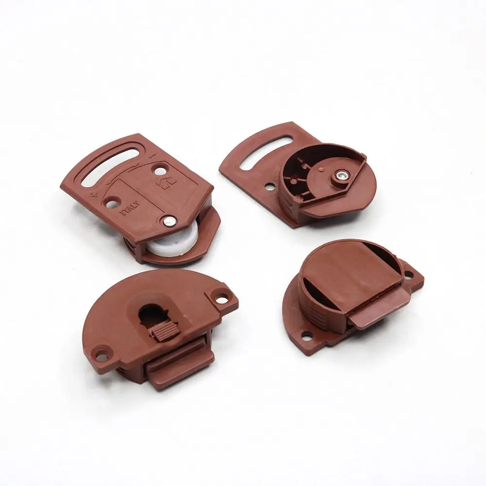 Furniture Hardware Kit - 1 ペアギア回路基板窓ドアローラー家具ハードウェアプラスチックランナーホイール屋内パネルキットキャビネットワードローブ