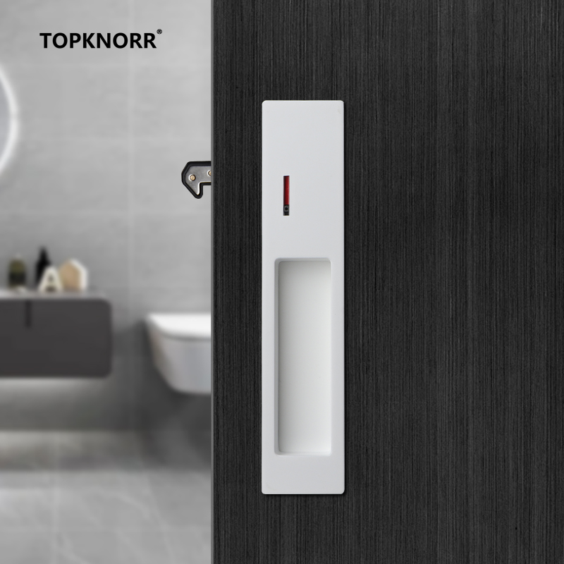 Door Handle Bar - 目に見えない引き戸用ロックプッシュプルフック木製ドア用内蔵隠しハンドル浴室キッチン寝室ワードローブ用