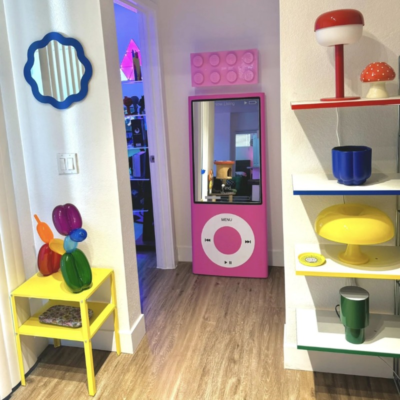 Furniture And Hardware Shop - レトロな全身鏡、家庭用寝室用床から天井までの創造的なパーソナライズされた全身鏡、開店祝い