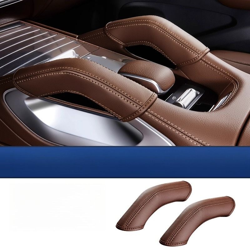 Door Handle Bar - 車内装飾アクセサリー：メルセデス・ベンツ GLE 350/450 GLS 450用センターコンソールハンドルカバー＆ドアプルプロテクター