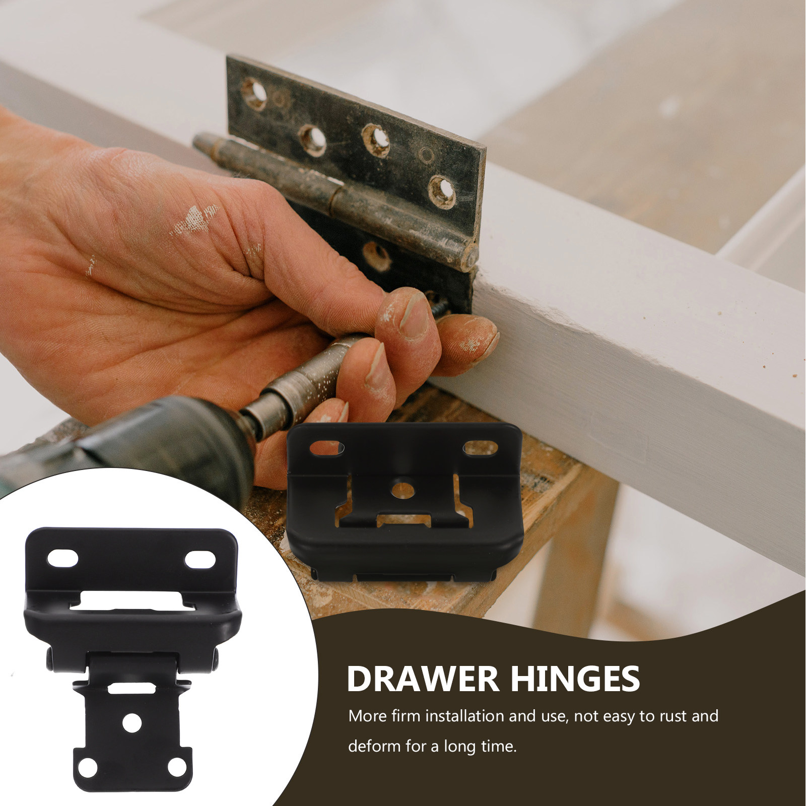 4個入りキャビネットヒンジ 自動閉鎖 鉄製 高硬度 キッチン - Furniture Hardware Replacement のレビューと価格