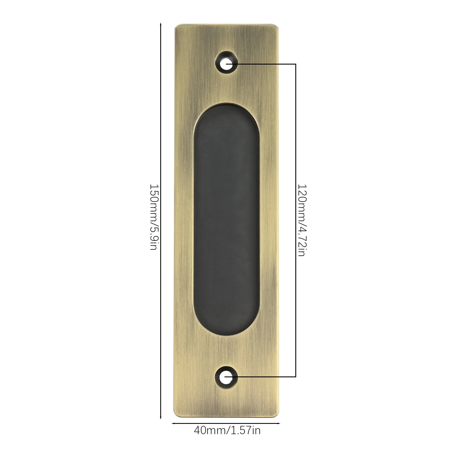 1pc スライドドアハンドル ネジ付き 合金製納屋ゲート ワ - Door Handle Bar のレビューと価格