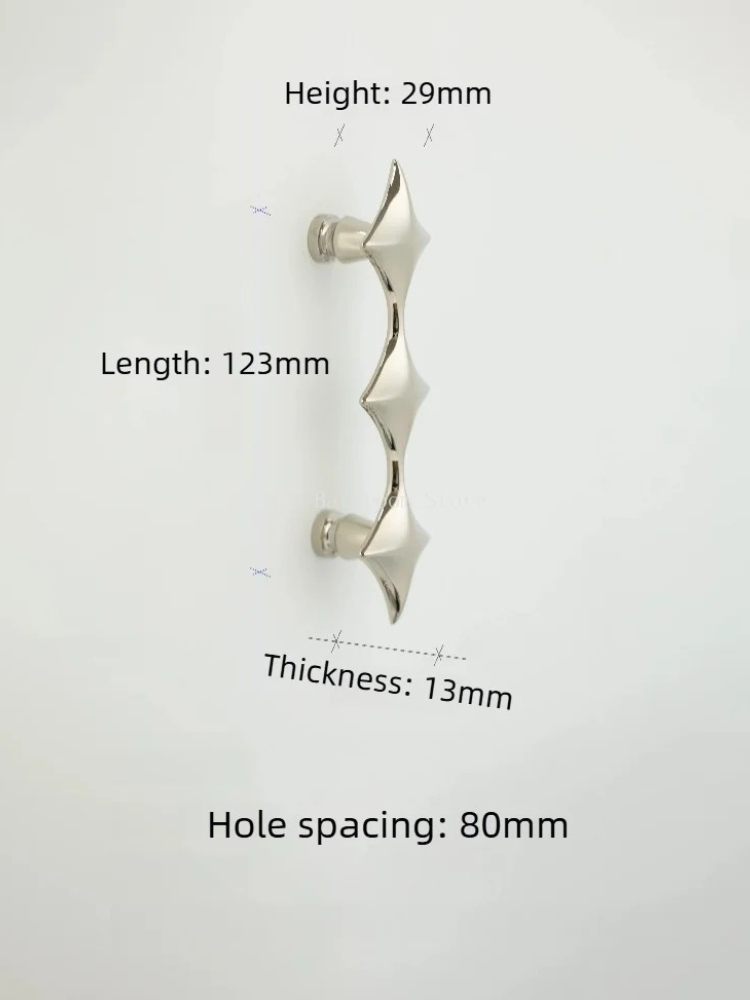 ユニークなキッチンキャビネットハンドル、四芒星型の引き出しノ - Unique Furniture Hardware Pulls のレビューと価格