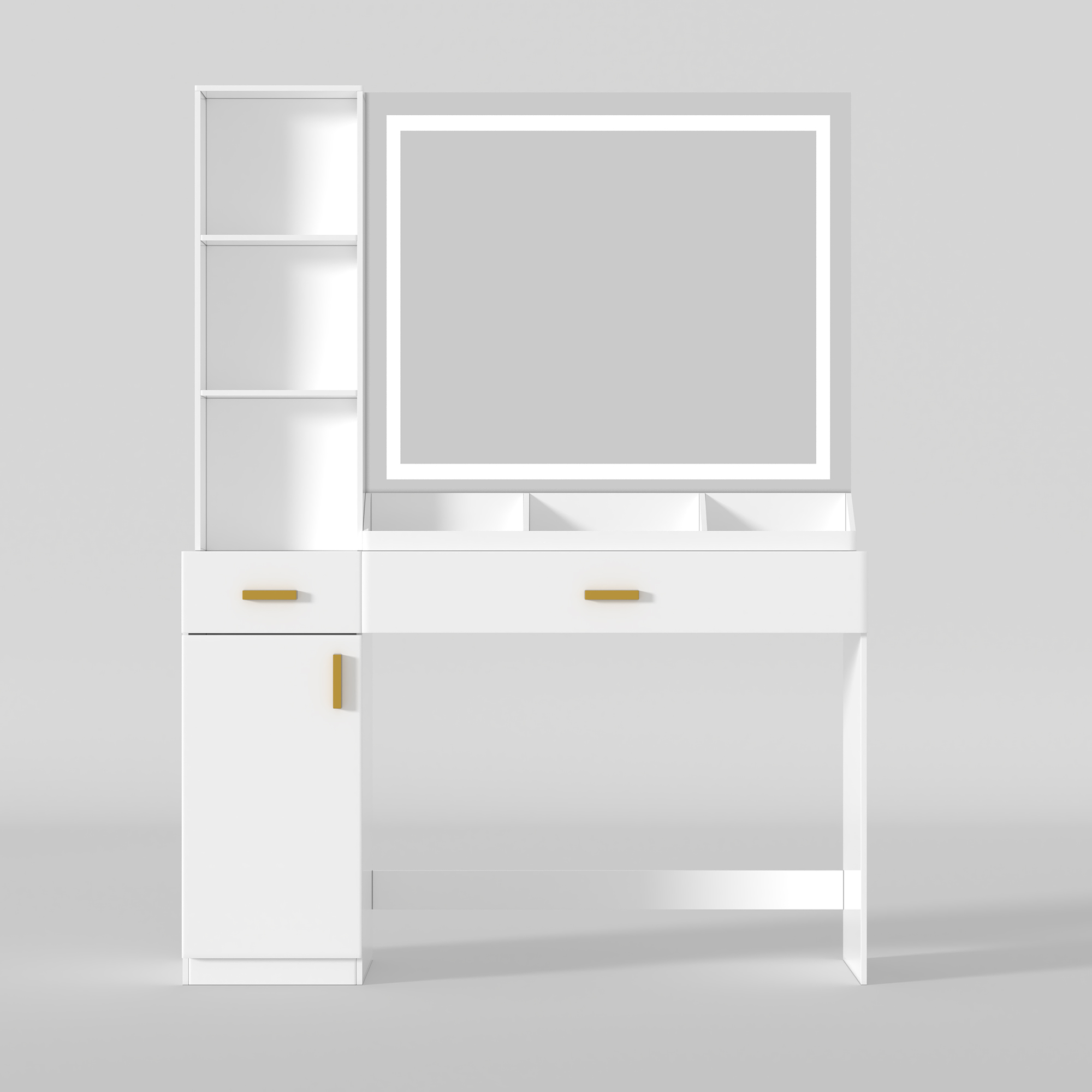 モダンな高品質タッチコントロール木製化粧台、調光可能なLED - Furniture Quality Control のレビューと価格