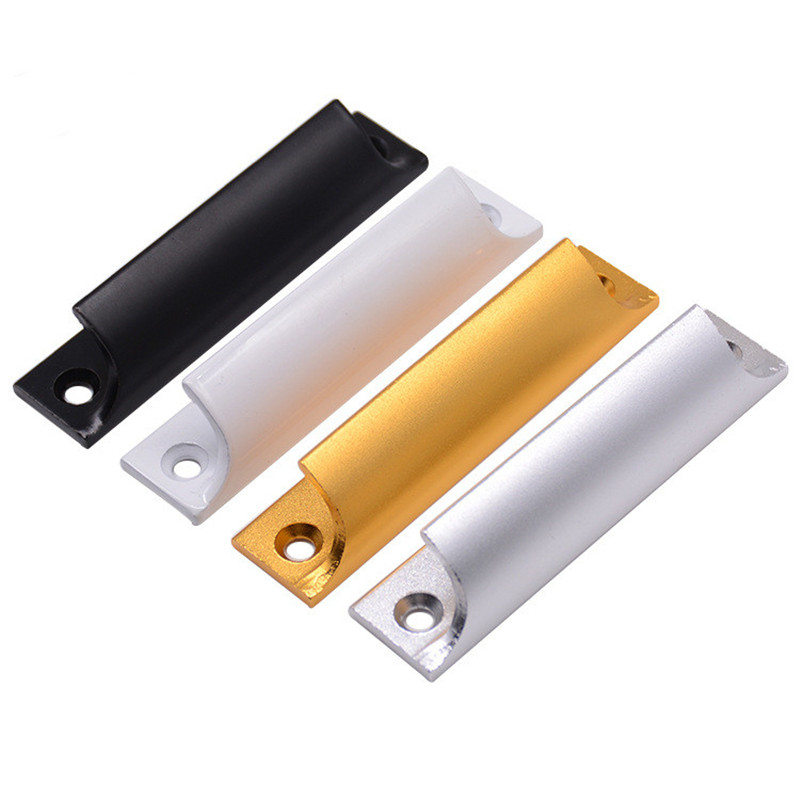新しいアルミ合金ドアハンドルプッシュプルバルコニーゲート窓取 - Furniture Hardware Drawer Pulls のレビューと価格