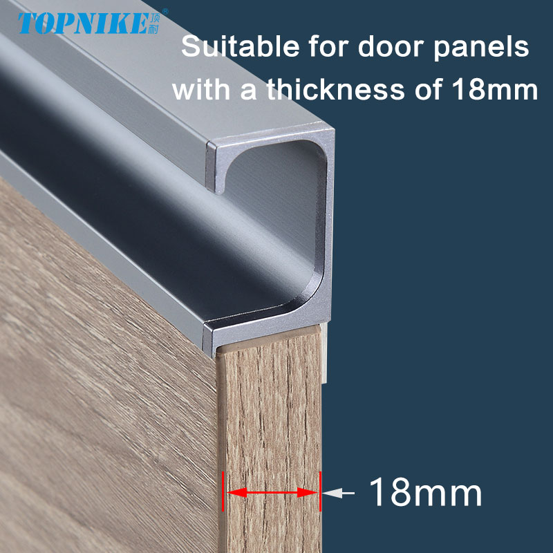 フィンガープル G字型溝なし隠しアルミニウムプロファイルエッ - Furniture Hardware Drawer Pulls のレビューと価格