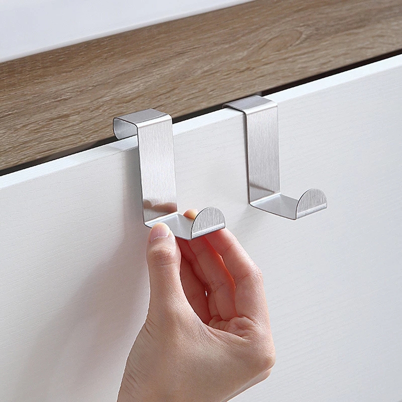 引き出し用リバーシブルステンレスフック、キャビネットドアタオ - Drawer Organizer Peg のレビューと価格