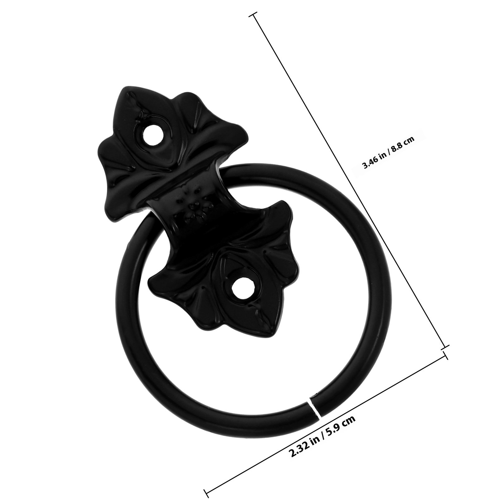 2 個ヴィンテージラウンドプルリング引き出しハンドルクラシッ - Furniture Hardware Drop Pulls のレビューと価格