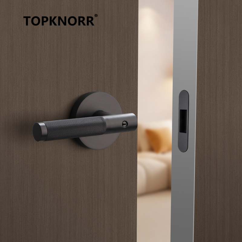 磁気式三連ハンドロック（鍵付き）家庭用室内静音シングルタング - Door Handle Bar のレビューと価格