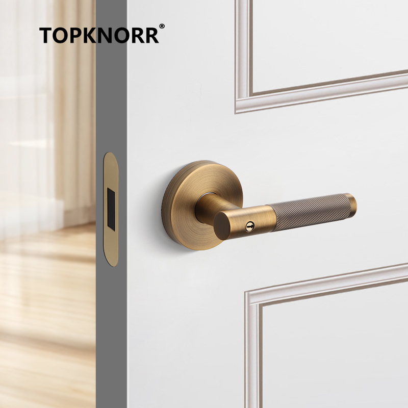 磁気式三連ハンドロック（鍵付き）家庭用室内静音シングルタング - Door Handle Bar のレビューと価格