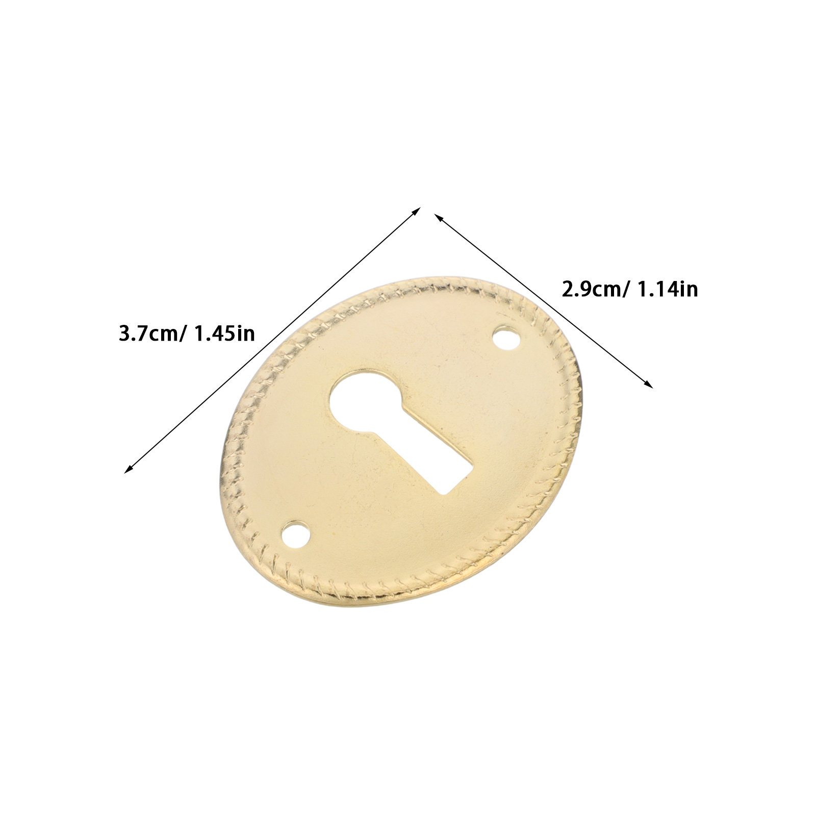 20 個ヴィンテージオーバルキーホールカバープレート金属プロ - Furniture Hardware Parts のレビューと価格