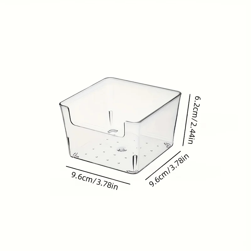 7個入り透明プラスチック製化粧品オーガナイザーセット、積み重 - Drawer Organizer Peg のレビューと価格