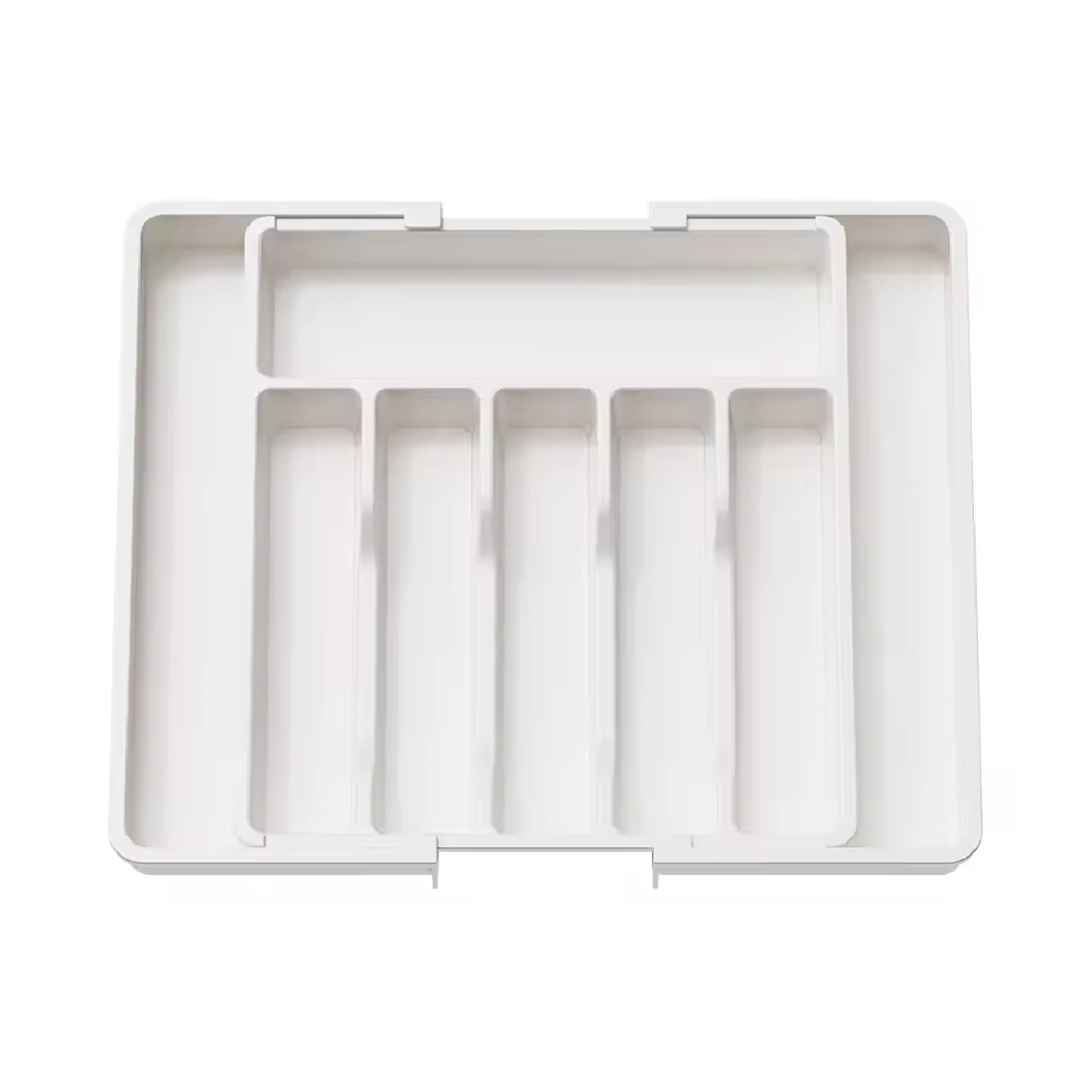 調節可能な食器オーガナイザー アップグレード版 - 仕切り付 - Drawer Organizer Peg のレビューと価格
