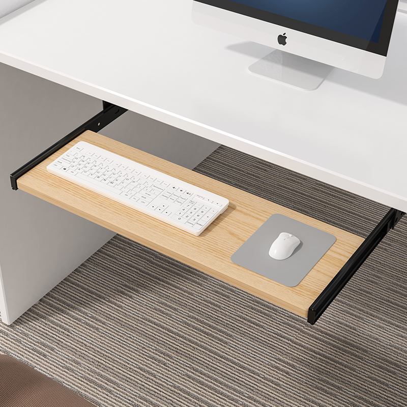 デスク下キーボードトレイスライドレール引き出し、高さ調節可能 - Drawer Organizer Peg のレビューと価格