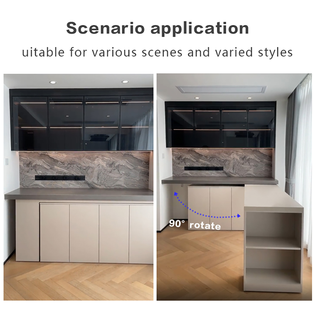 小さな旋風回転デスクハードウェア折りたたみカウンタートップ  - Furniture Hardware Parts のレビューと価格