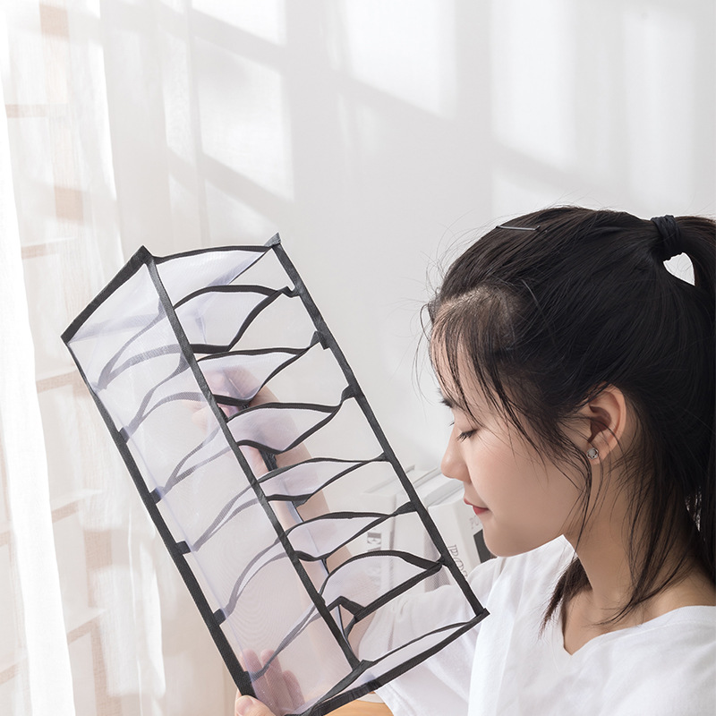 1個下着引き出しオーガナイザー収納ボックス折りたたみ式クロー - Drawer Organizer Peg のレビューと価格
