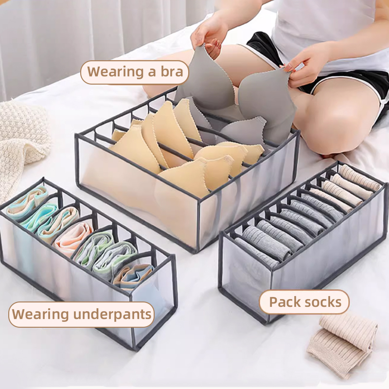 下着収納ボックス 折りたたみ式 クローゼットオーガナイザー  - Drawer Organizer Peg のレビューと価格
