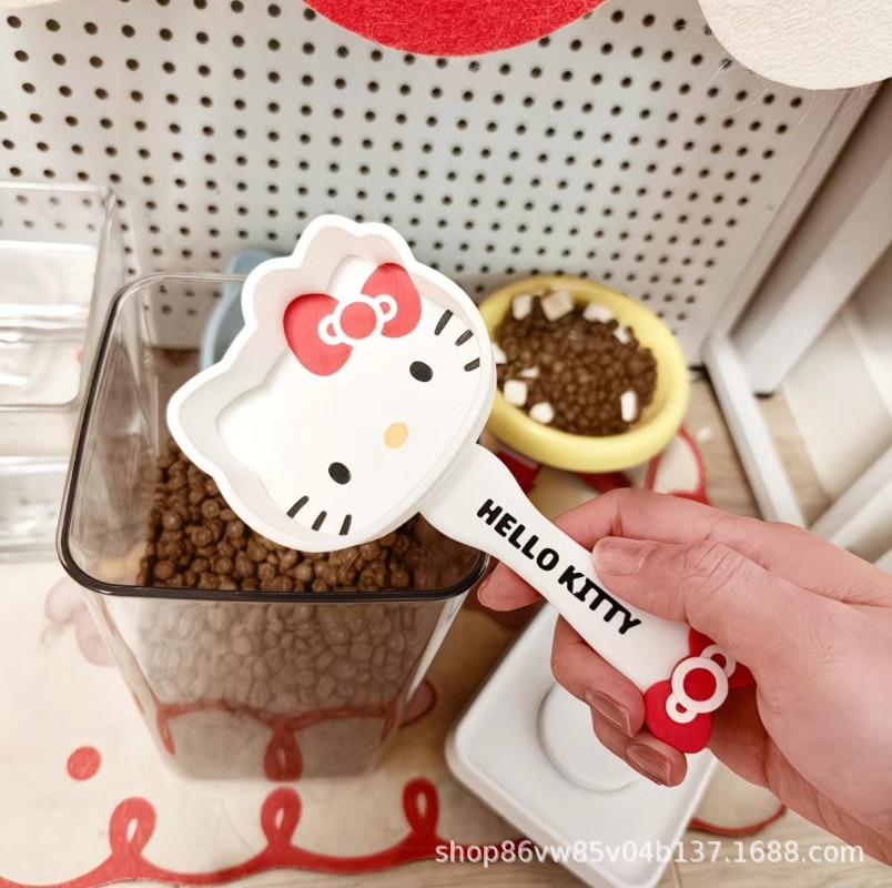 かわいいハローキティ漫画ペット用給餌スプーンロングハンドル大 - Furniture Hardware Parts のレビューと価格