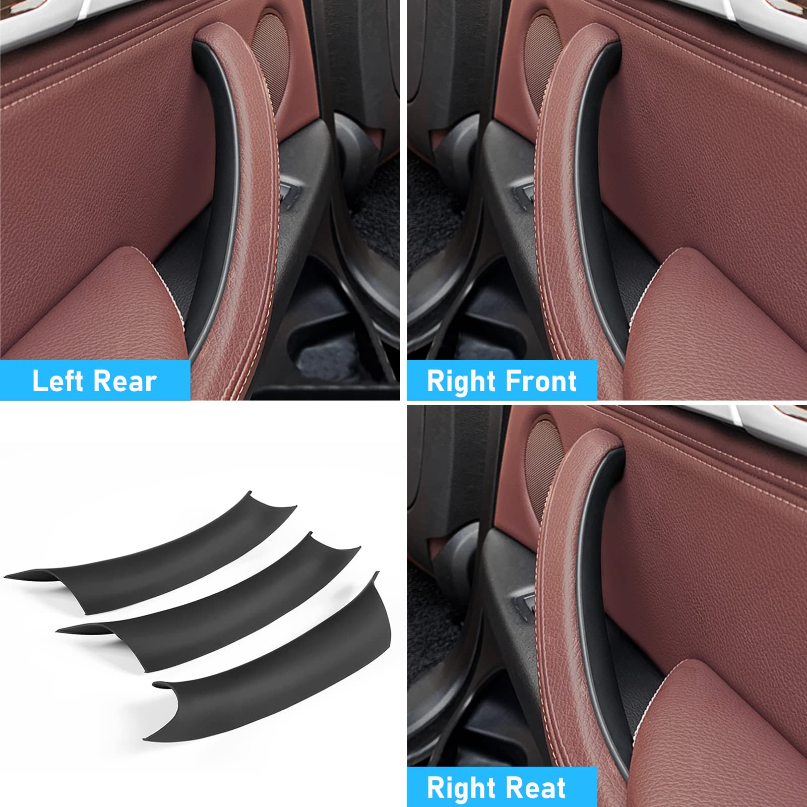 X5 F15/X6 F16 ドアハンドルカバー 3個入り ド - Door Handle Bar のレビューと価格