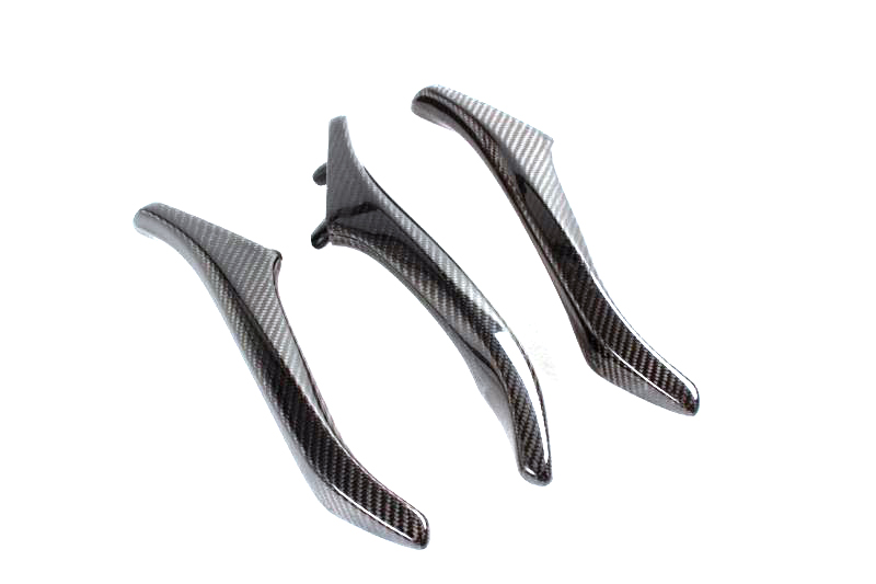 F10用カーボンファイバー製ドアインサイドハンドルバーインテ - Door Handle Bar のレビューと価格
