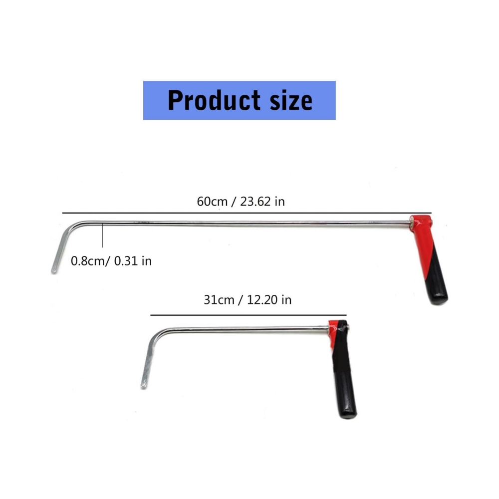 車のへこみ修理用回転ハンドルフックツールドアエッジ中間層修理 - Door Handle Bar のレビューと価格