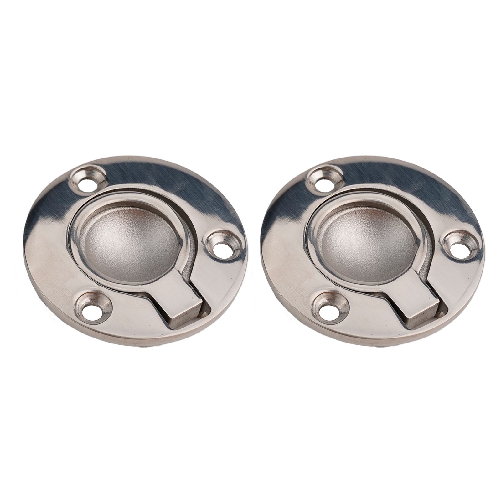 2 個 316 ステンレス鋼フラッシュリングプルハンドルラウ - Furniture Hardware Drawer Pulls のレビューと価格