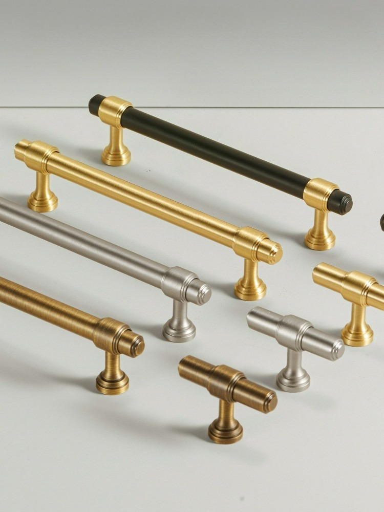 アンティーク真鍮製キャビネットハンドルTバードロワープルモダ - Furniture Hardware Drawer Pulls のレビューと価格