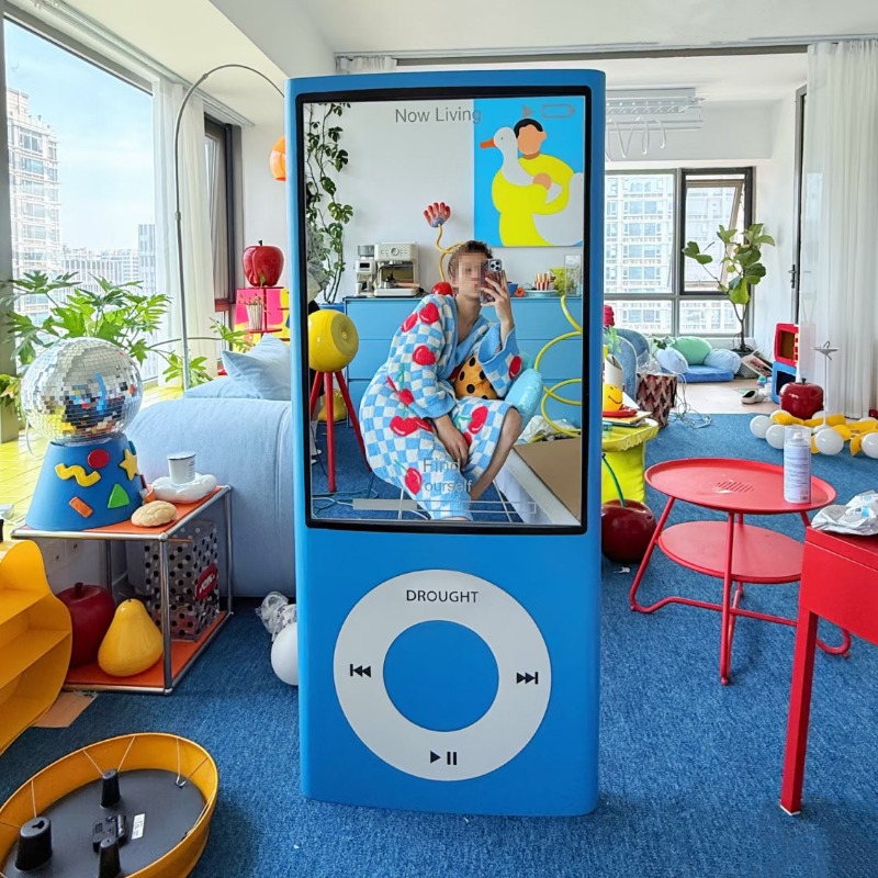 レトロな全身鏡、家庭用寝室用床から天井までの創造的なパーソナ - Furniture And Hardware Shop のレビューと価格