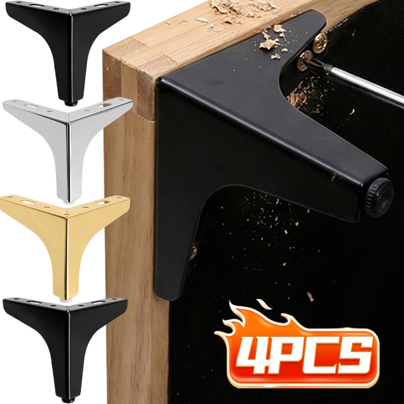 金属製家具脚交換用足部 ゴールド ブラック シルバー スチー - Furniture Hardware Replacement のレビューと価格