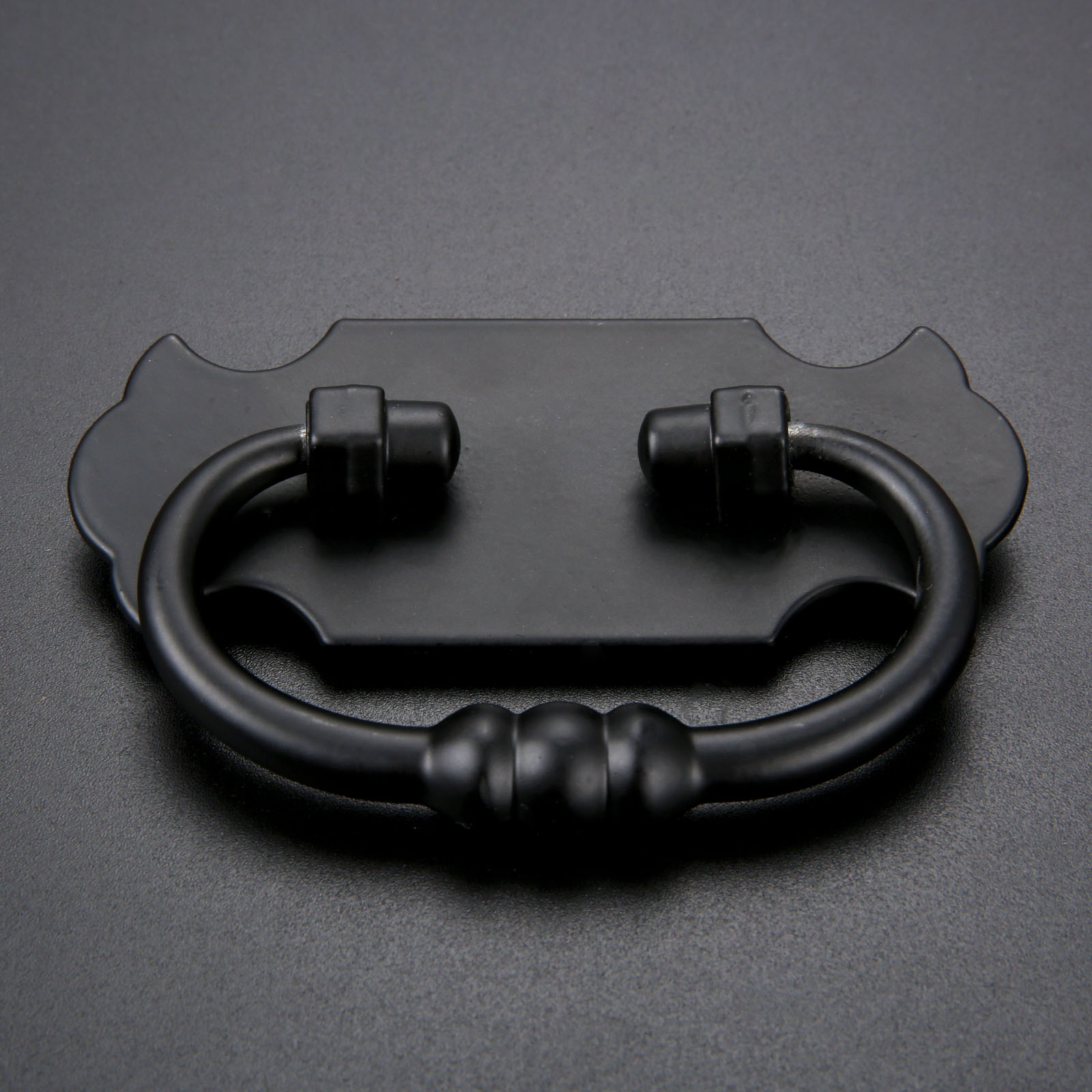 黒の亜鉛合金プル,1ピース,88x56mm,引き出しまたはド - Furniture Hardware Drawer Pulls のレビューと価格